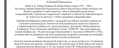 Zawiadomienie o śmierci prof. dr. inż. Henryka Tunia, zmarłego 5 kwietnia 2023 r. w wieku 98 lat.