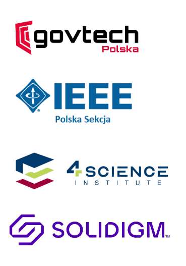 Logotypy: Govtech Polska, IEEE Polska Sekcja, 4 Science Institute, Solidigm.