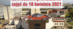 Zawieszenie zajęć do 18 kwietnia 2021. Politechnika Świętokrzyska, budynki uniwersyteckie.